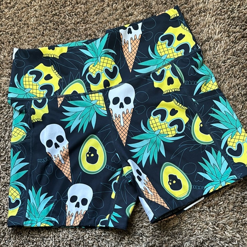 Skull and Pineapple CVG shorts